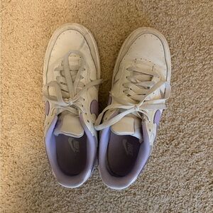 Nike Lavender and White Sneakers